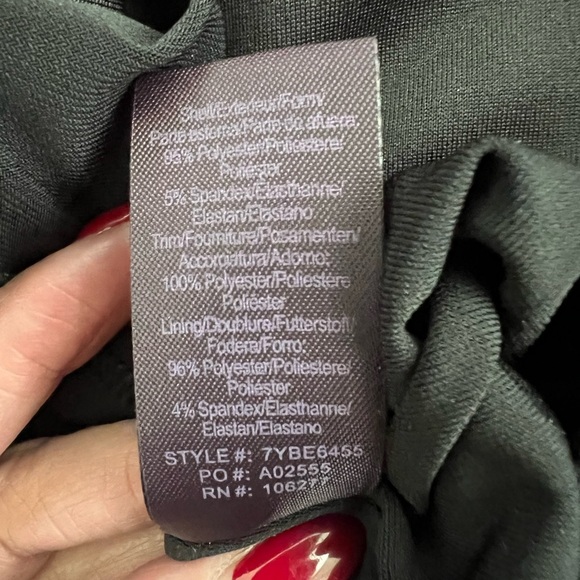 HALE BOB Black Lace Trim Short Sleeved
Bodycon Dress (S) NWT - Picture 16 of 17